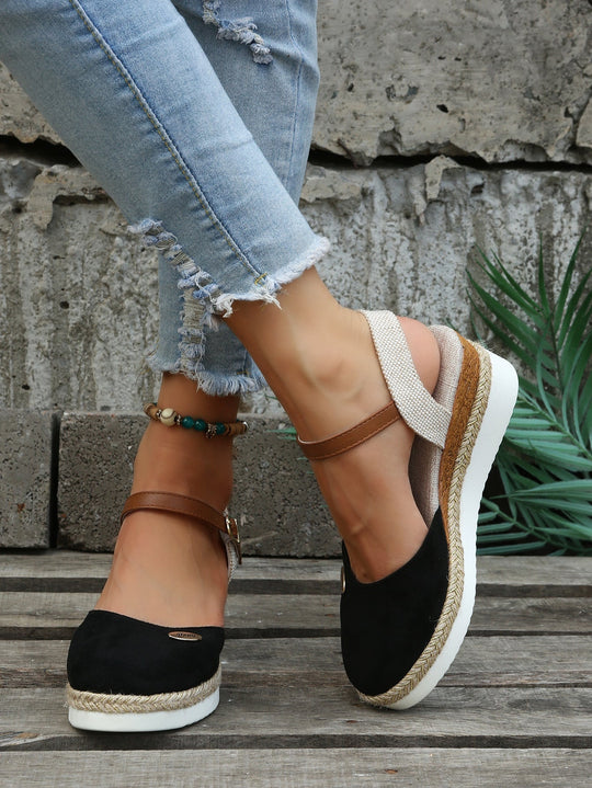 Stella | Orthopedic Leather Espadrilles