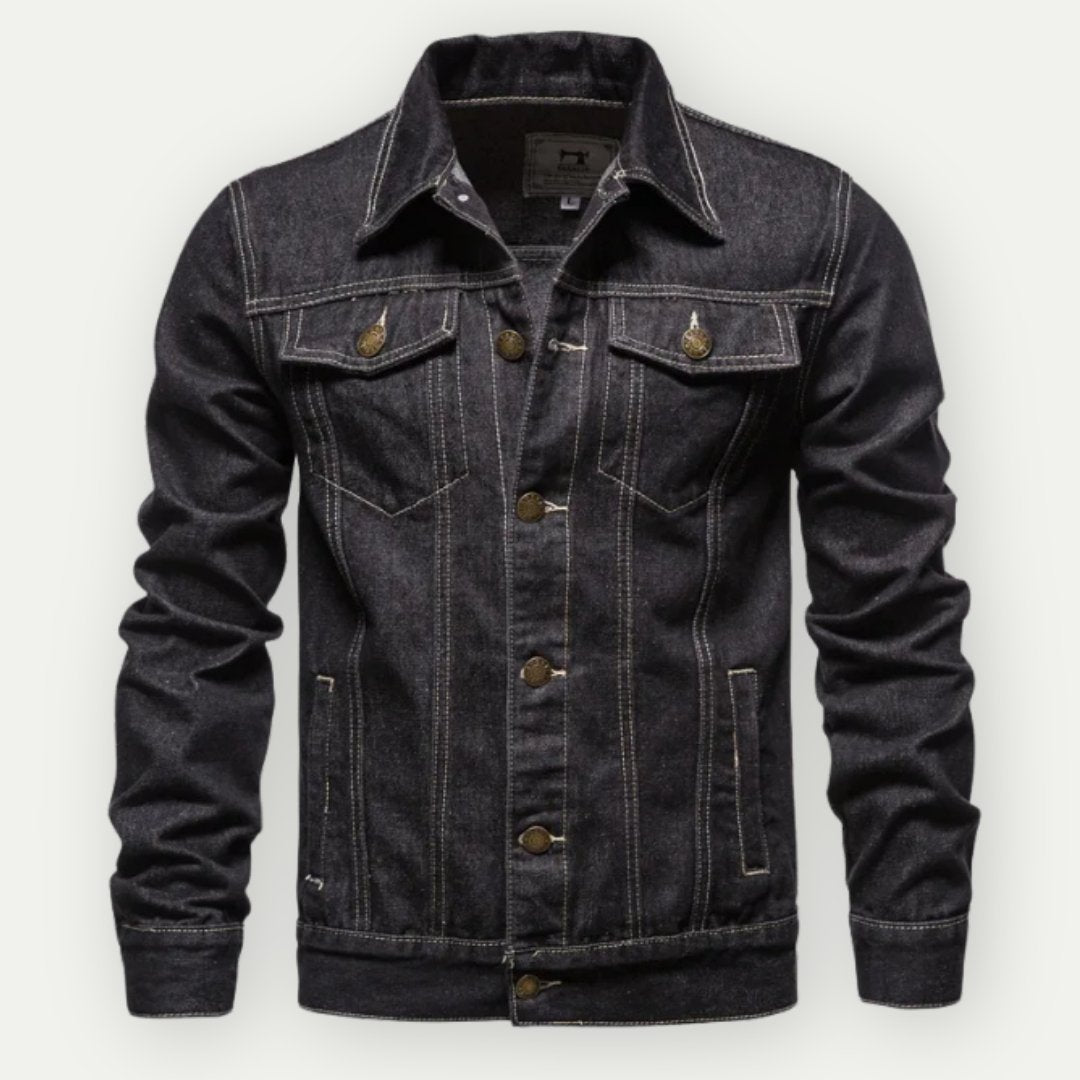 Austin | Men's Classic Denim Trucker Jacket - MORI