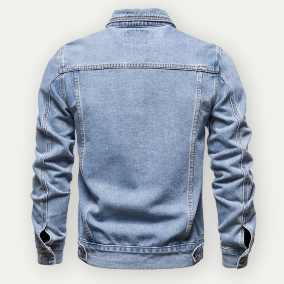 Austin | Men's Classic Denim Trucker Jacket - MORI