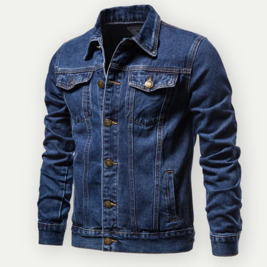 Austin | Men's Classic Denim Trucker Jacket - MORI