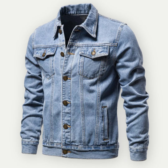 Austin | Men's Classic Denim Trucker Jacket - MORI