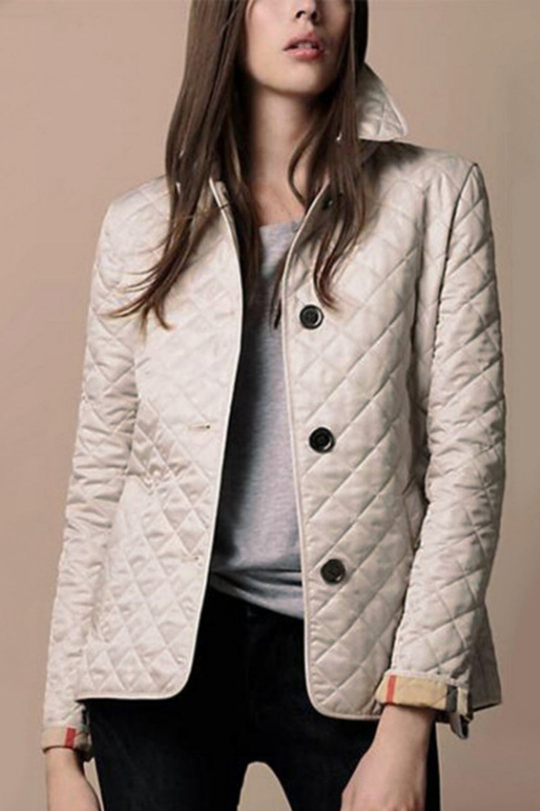 Eva | Slim Silk Cotton Jacket - MORI