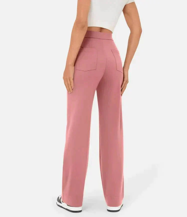 Lea | High-Waisted Elastische Casual Pants - MORI