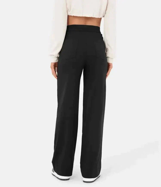 Lea | High-Waisted Elastische Casual Pants - MORI