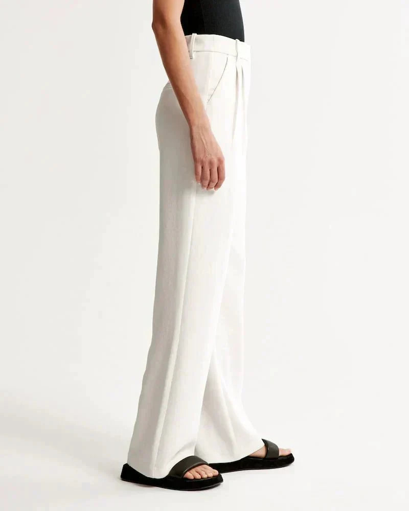 Lena | Tailored Wide-Leg Pants - MORI