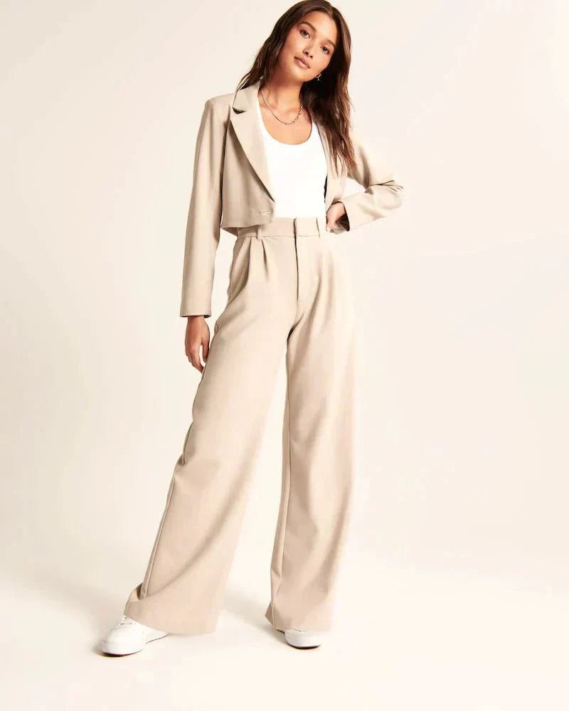 Lena | Tailored Wide-Leg Pants - MORI