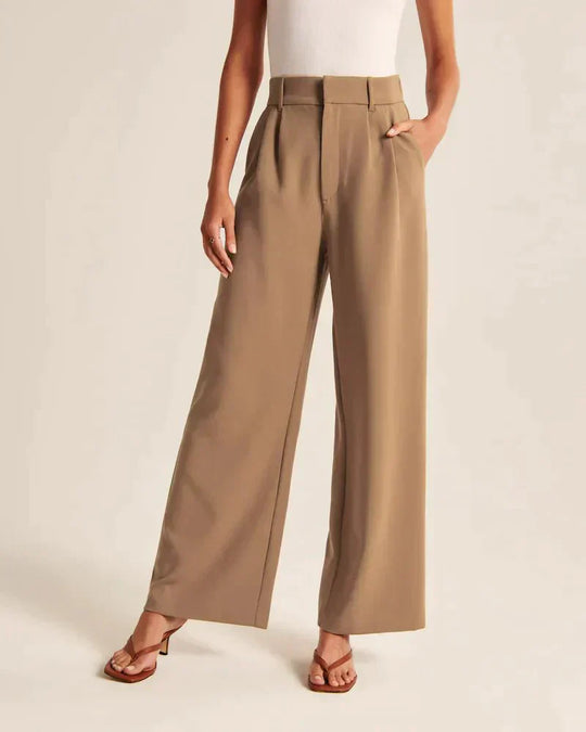 Lena | Tailored Wide-Leg Pants - MORI