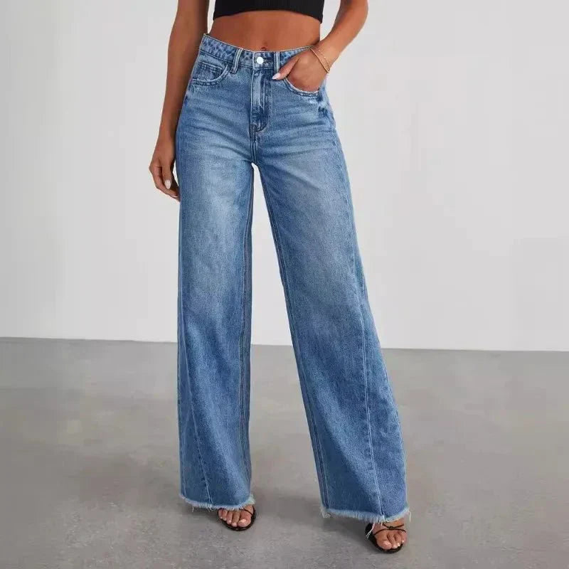 Lynn | Women's Wide Leg Jeans - MORI