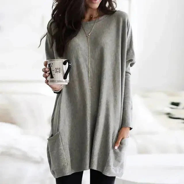 Milea | Long-sleeved Tunic with Pockets - MORI