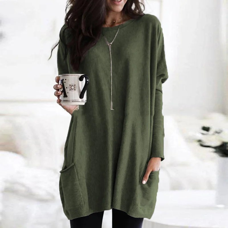 Milea | Long-sleeved Tunic with Pockets - MORI