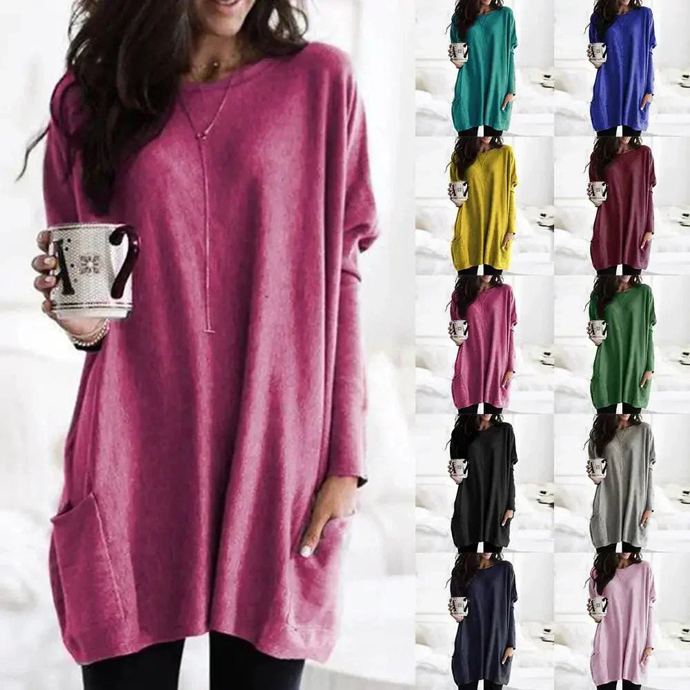 Milea | Long-sleeved Tunic with Pockets - MORI