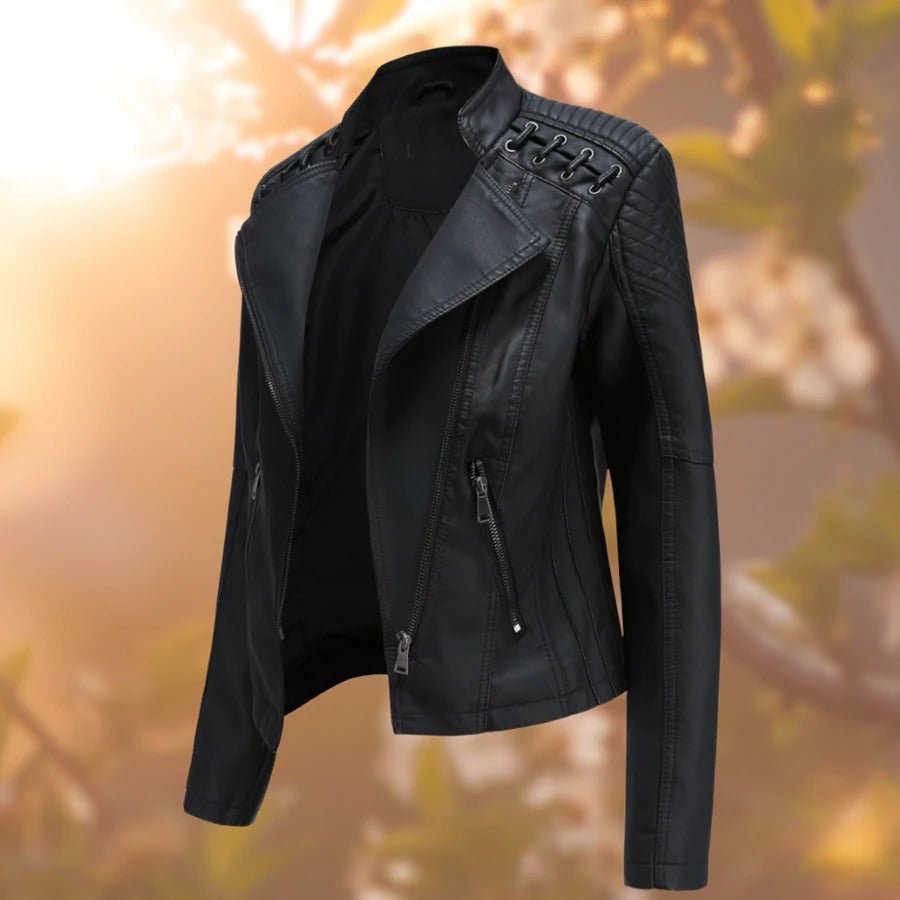 Nicole | Women's Stylish Leather Jacket - MORI