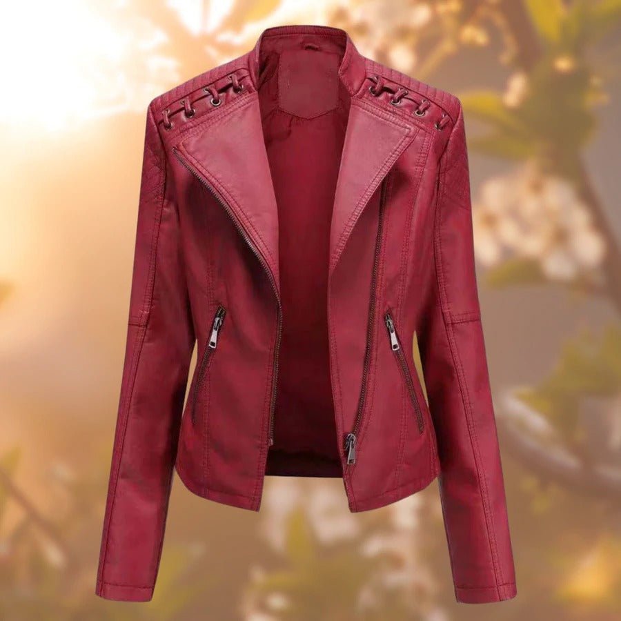 Nicole | Women's Stylish Leather Jacket - MORI