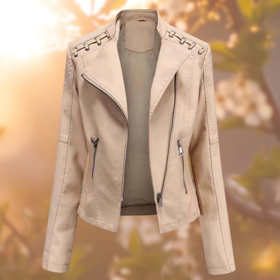 Nicole | Women's Stylish Leather Jacket - MORI